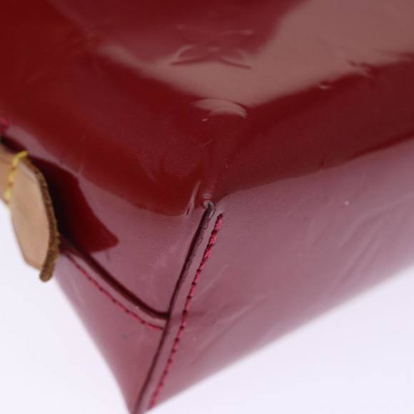 LOUIS VUITTON Vernis Pochette Cosmetic Pouch Pomme D'amour M91496 LV Auth 75151 - Picture 15 of 16